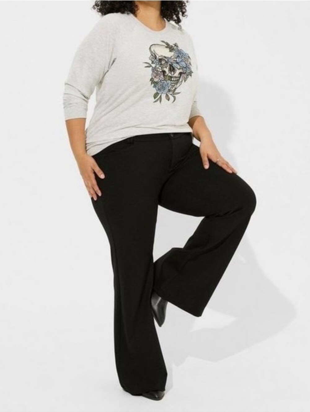 Torrid 18 Studio A-Line Luxe Ponte Flare Pant